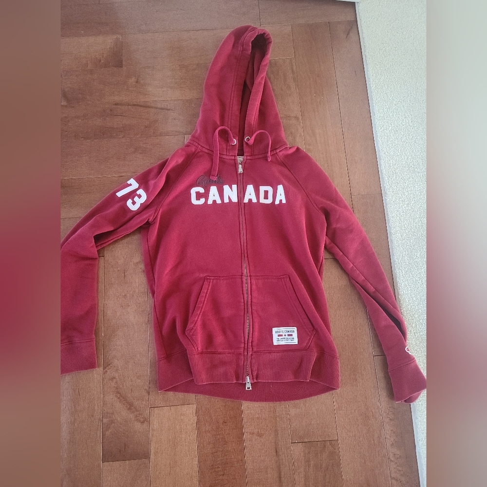 Roots zip-up hoodie